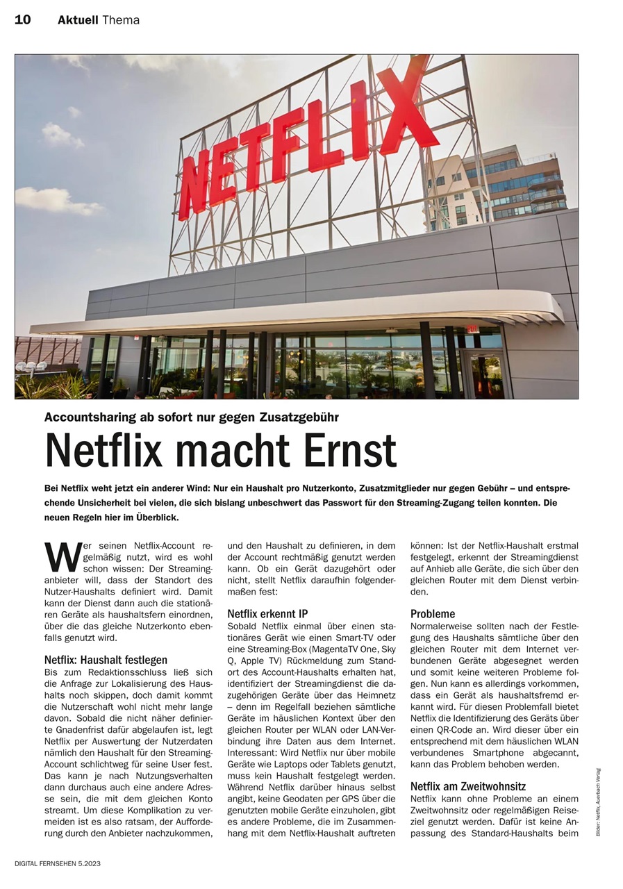 Digital Fernsehen Preview Pages