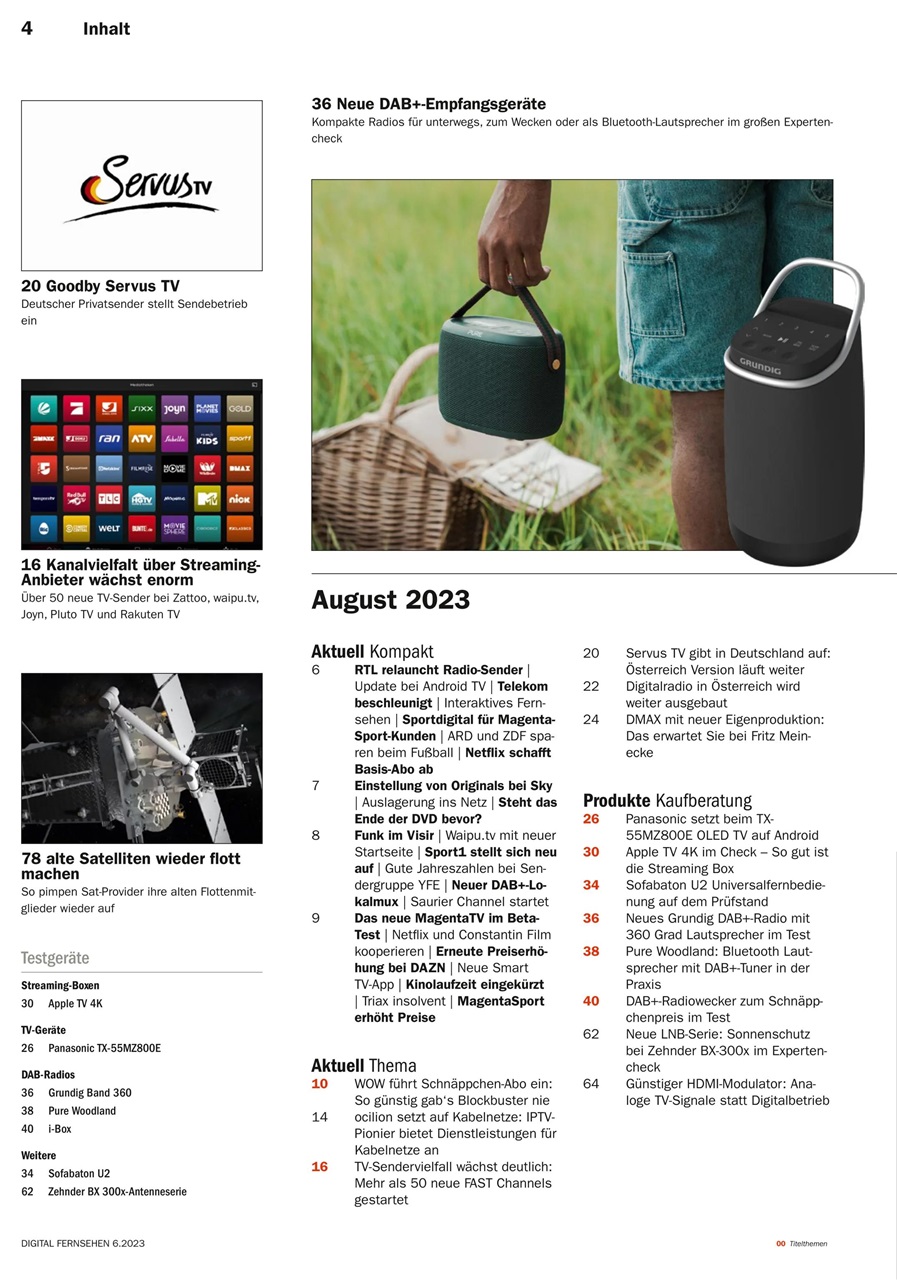 Digital Fernsehen Preview Pages