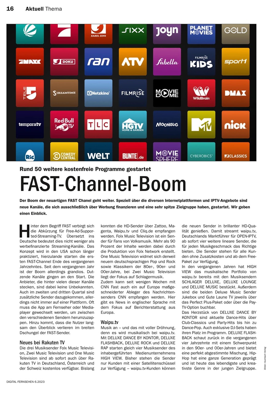 Digital Fernsehen Preview Pages