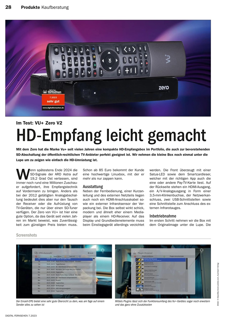 Digital Fernsehen Preview Pages