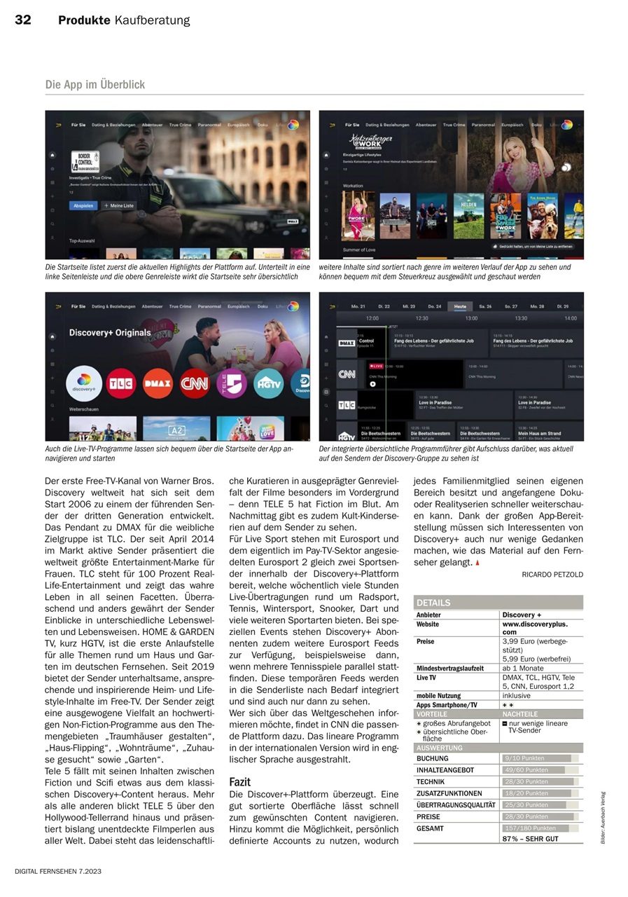 Digital Fernsehen Preview Pages
