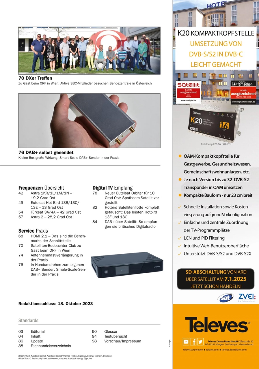 Digital Fernsehen Preview Pages