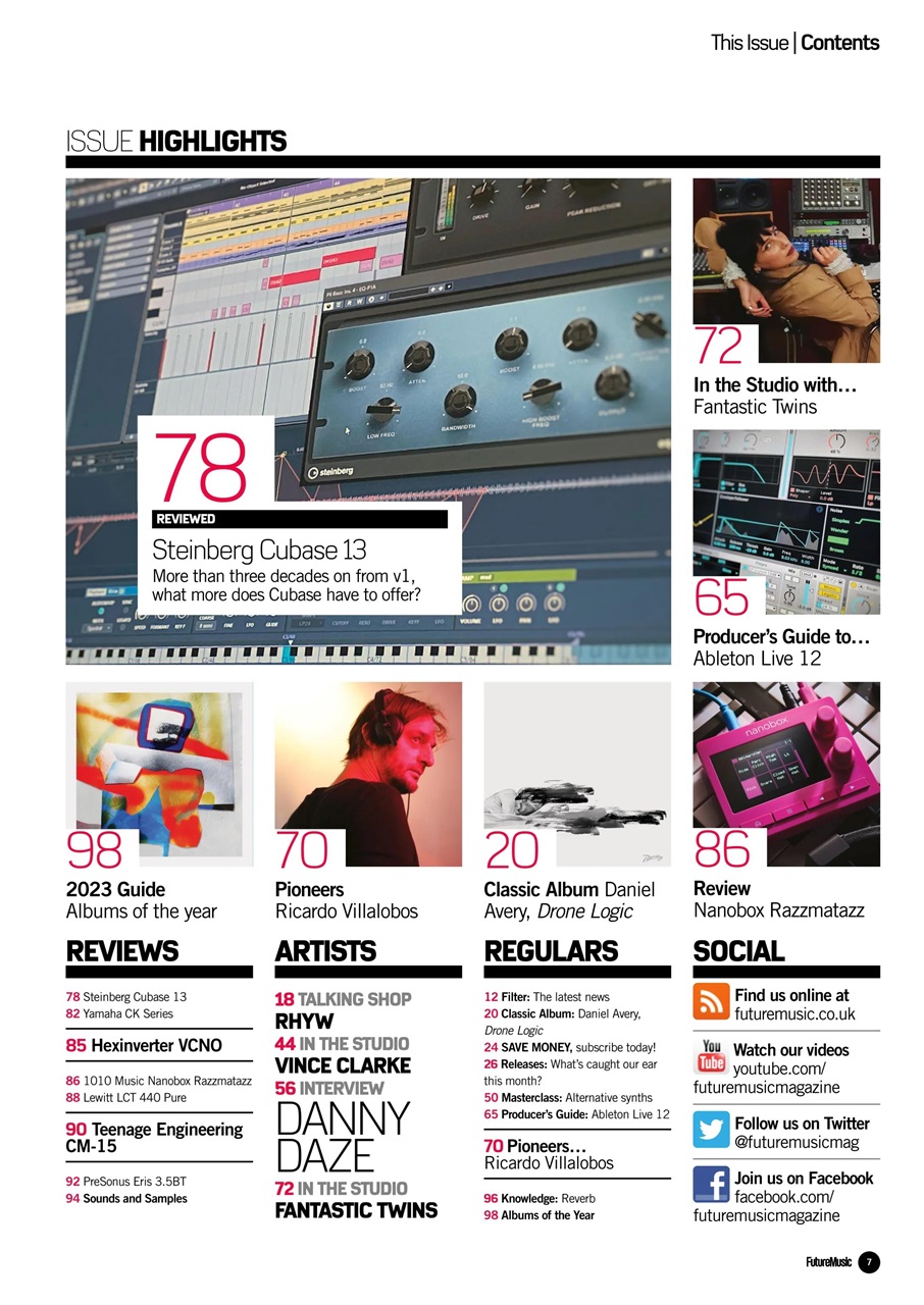 Future Music Preview Pages