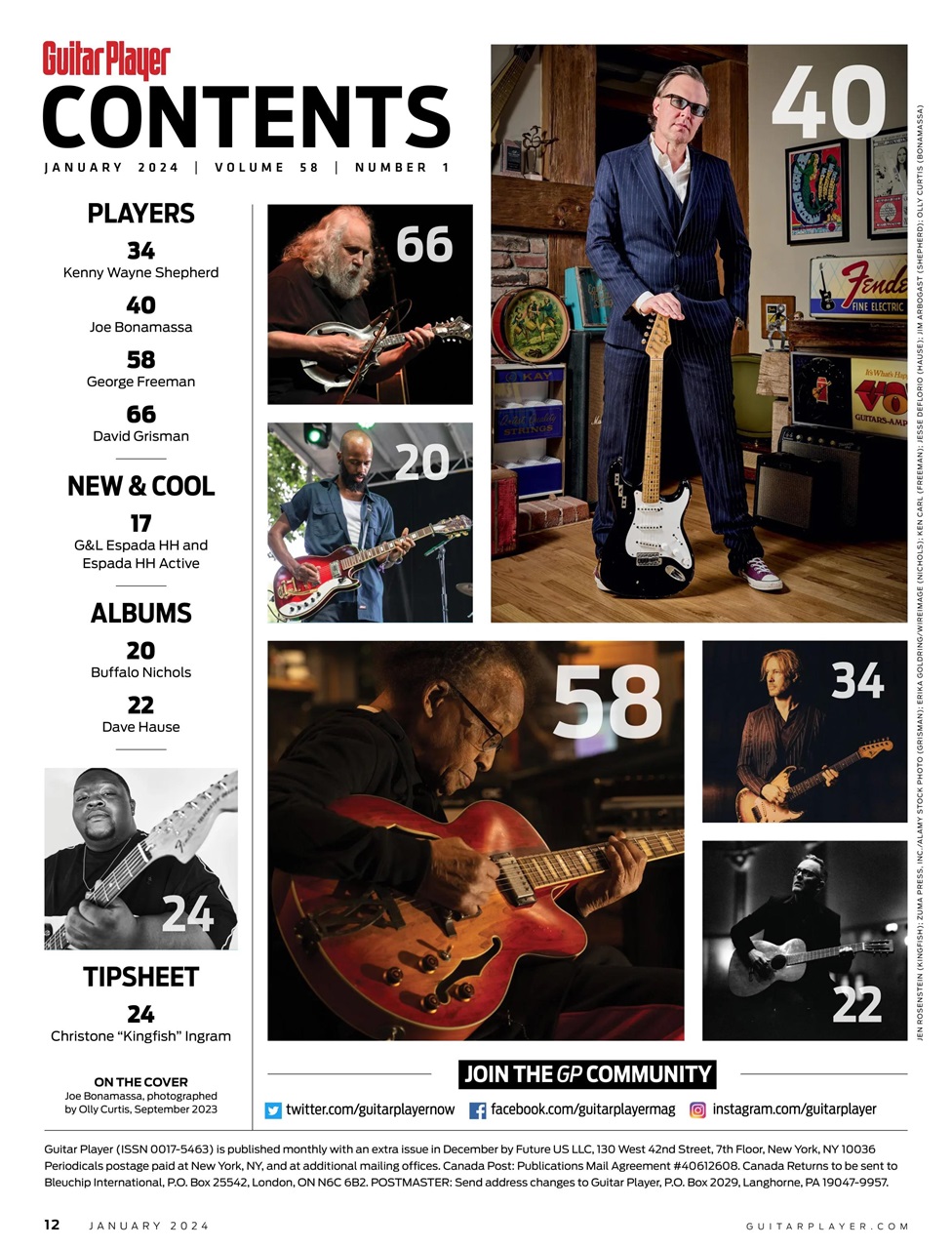 Guitar Player Preview Pages