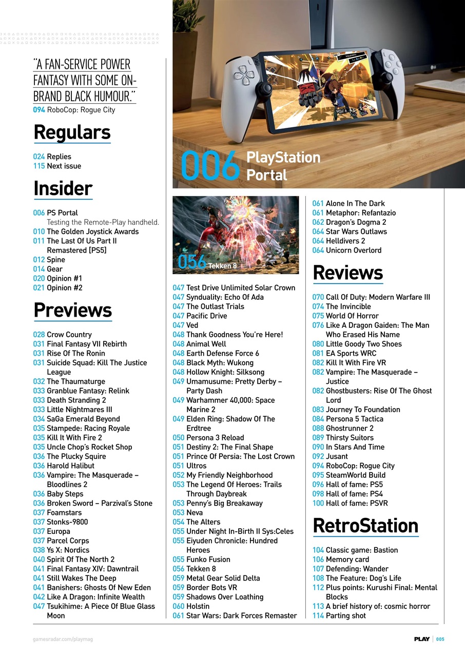 PLAY Magazine Preview Pages