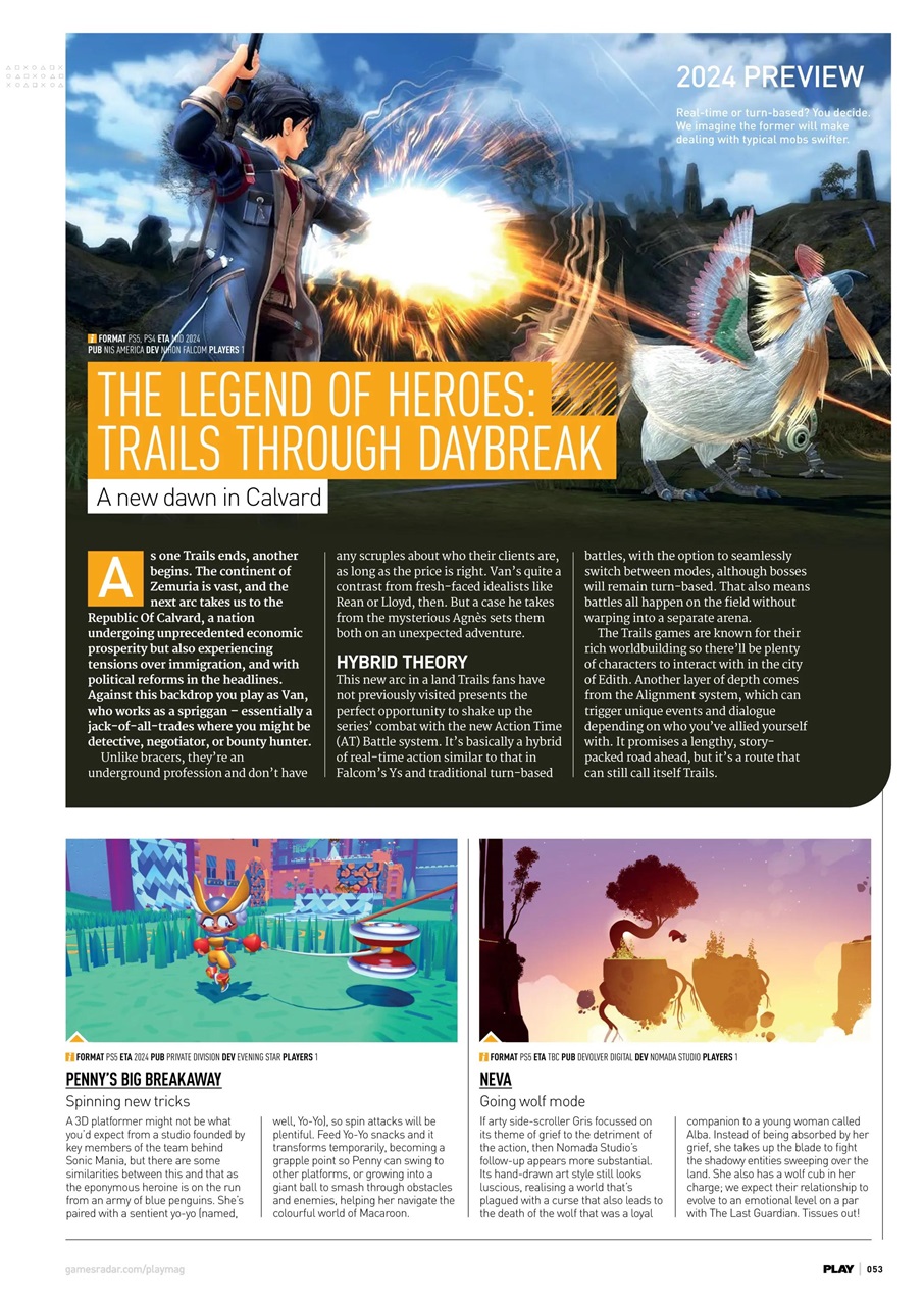 PLAY Magazine Preview Pages