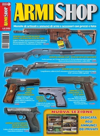 ARMI SHOP issue Gennaio 2024