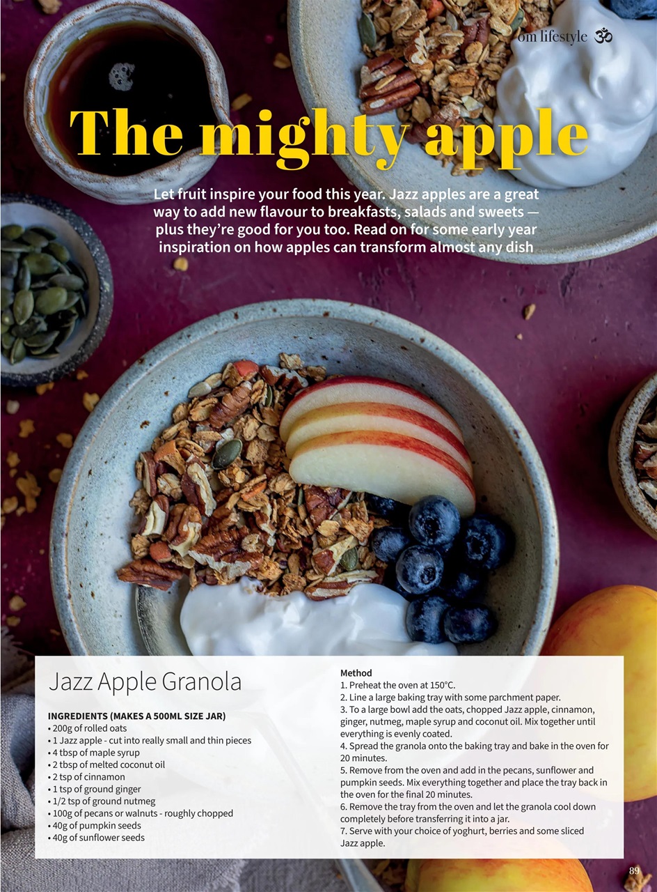 OM Yoga Magazine Preview Pages