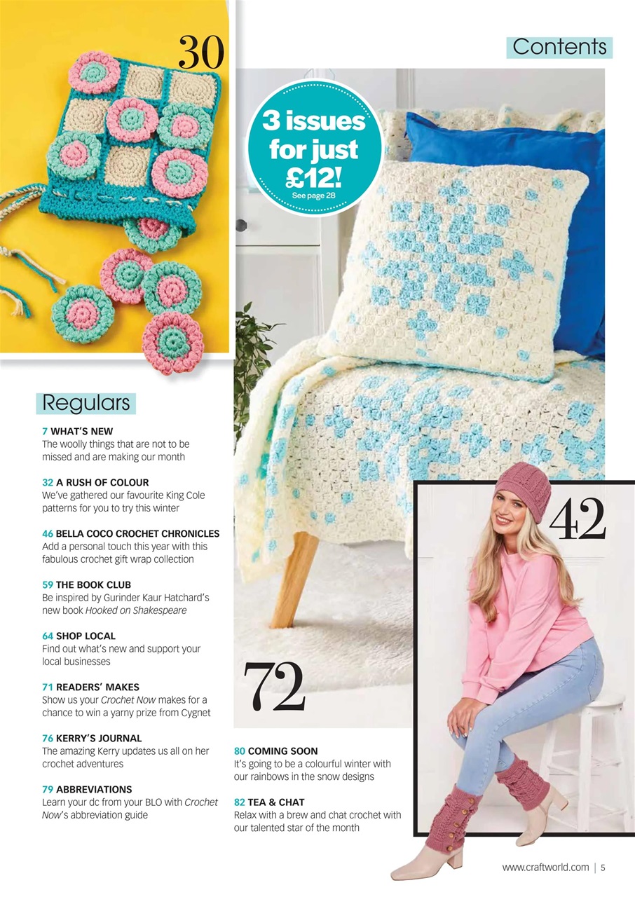 Crochet Now Magazine Preview Pages