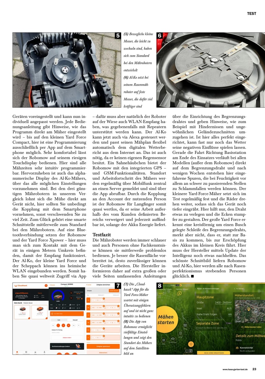 Haus & Garten Test Preview Pages