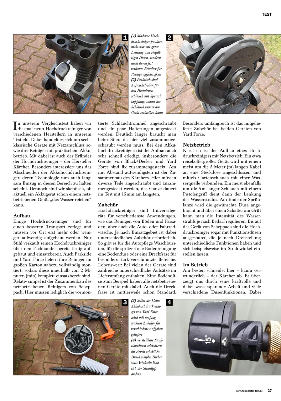 Haus & Garten Test Preview Pages