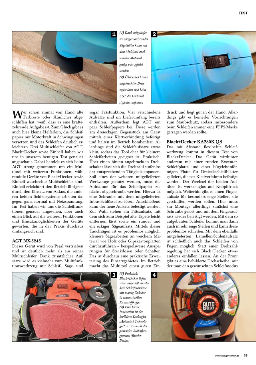 Haus & Garten Test Preview Pages