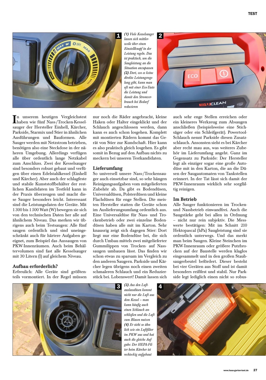 Haus & Garten Test Preview Pages