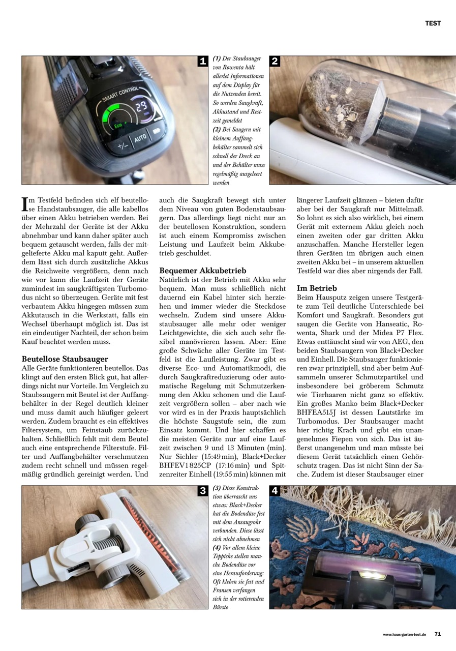 Haus & Garten Test Preview Pages