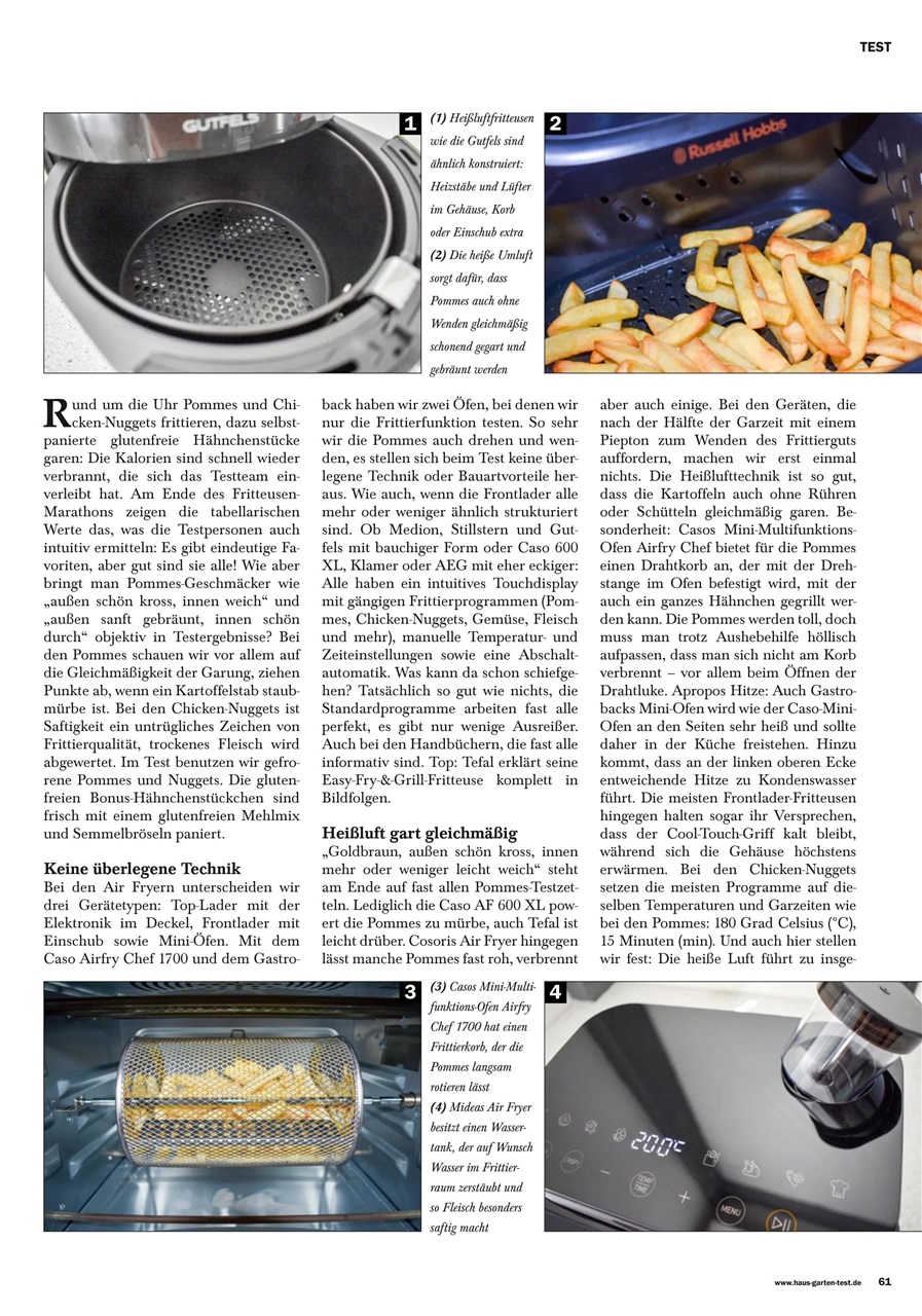 Haus & Garten Test Preview Pages