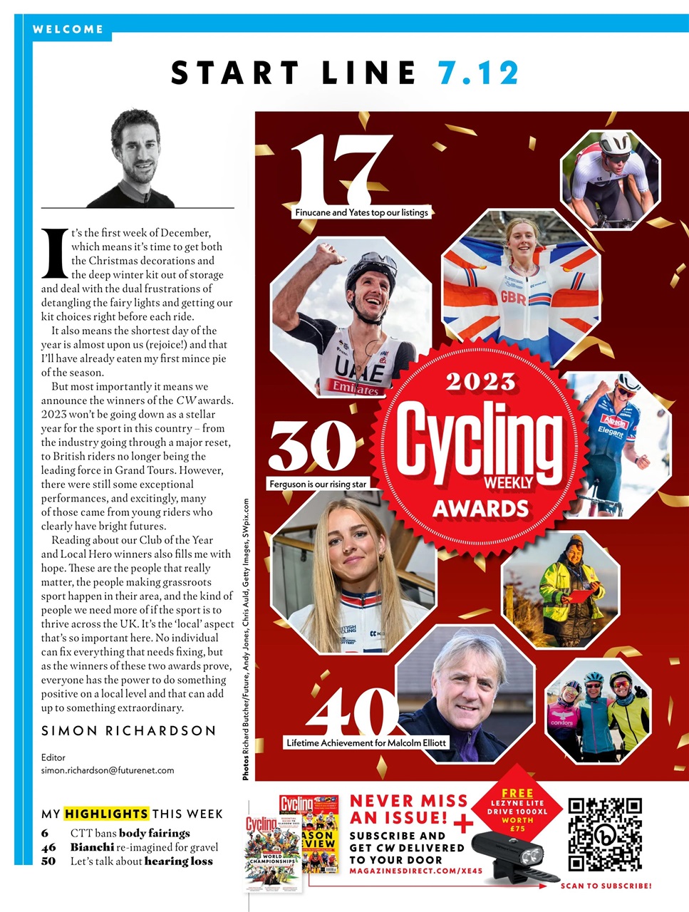 Cycling Weekly Preview Pages