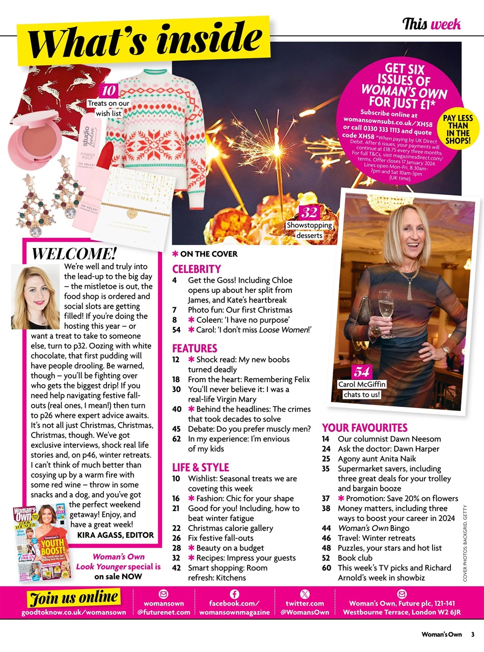 Woman's Own Preview Pages