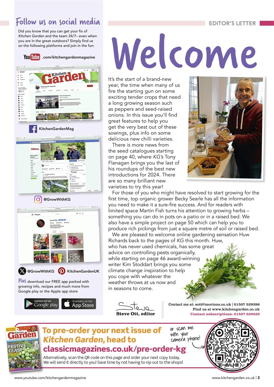 Kitchen Garden Magazine Preview Pages