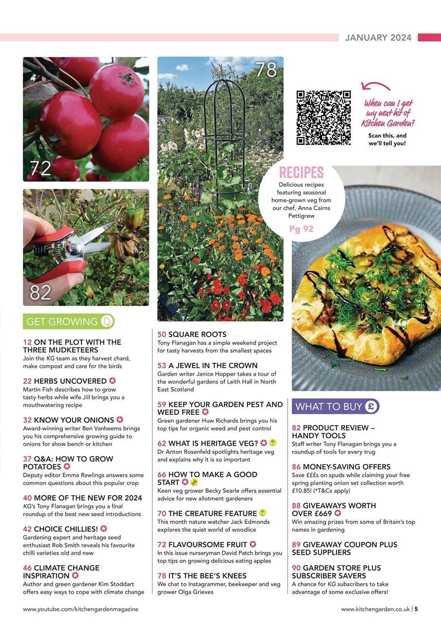 Kitchen Garden Magazine Preview Pages