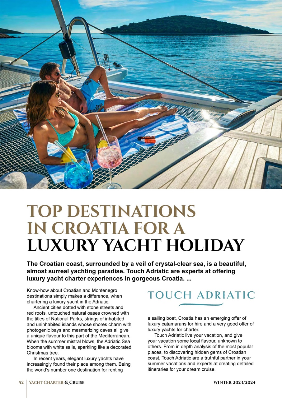 Yacht Charter & Cruise Preview Pages