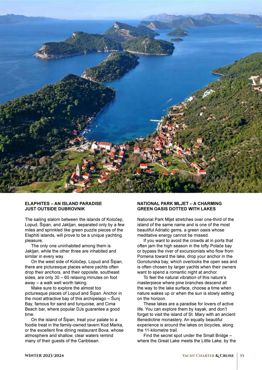 Yacht Charter & Cruise Preview Pages