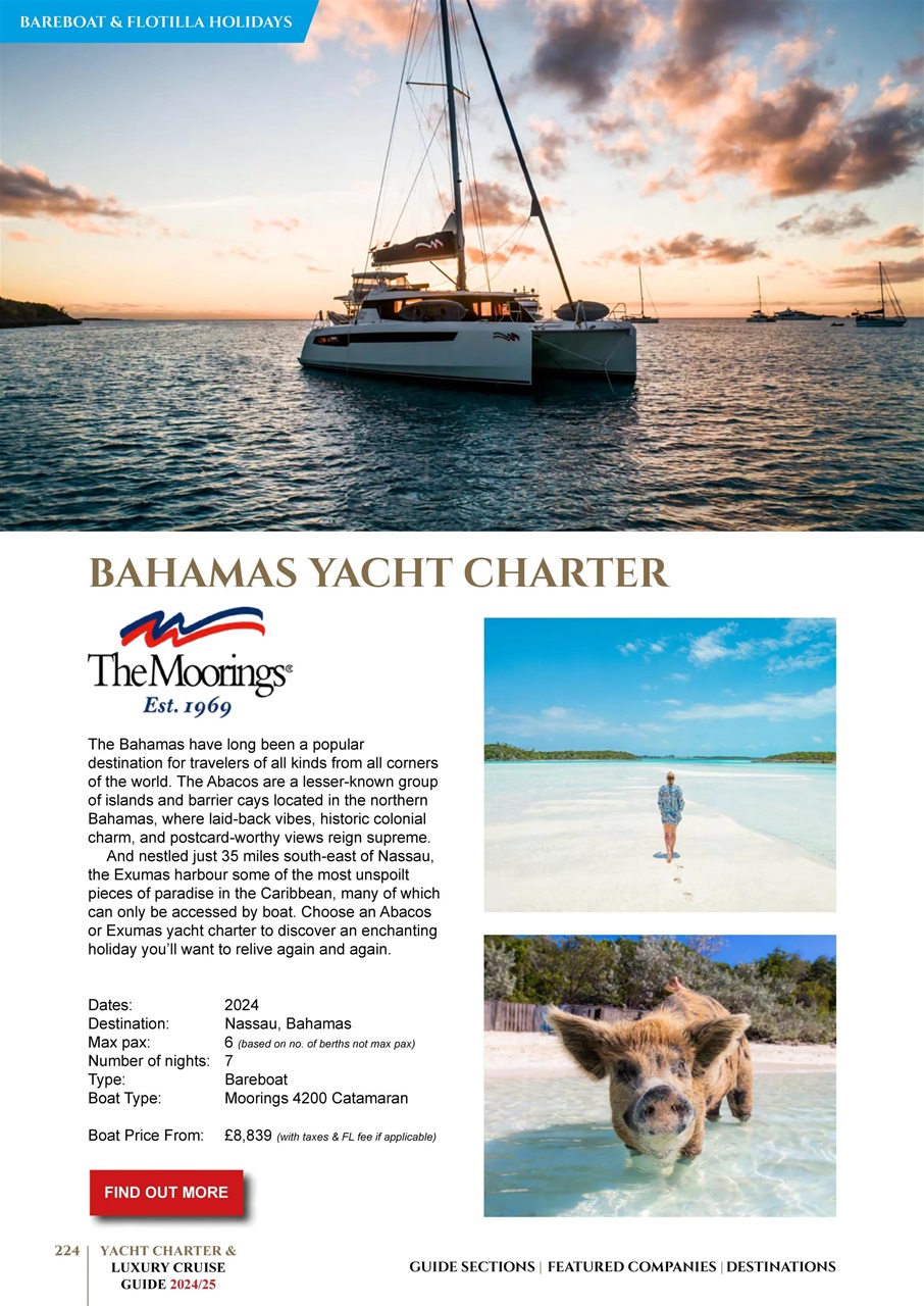 Yacht Charter & Cruise Preview Pages