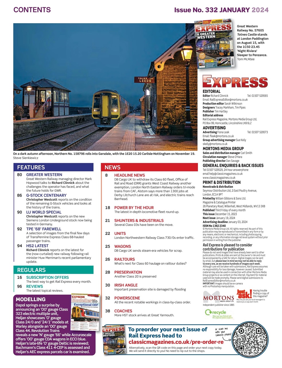 Rail Express Preview Pages