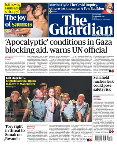 The Guardian Newspaper issue Wednesday, December 6, 2023