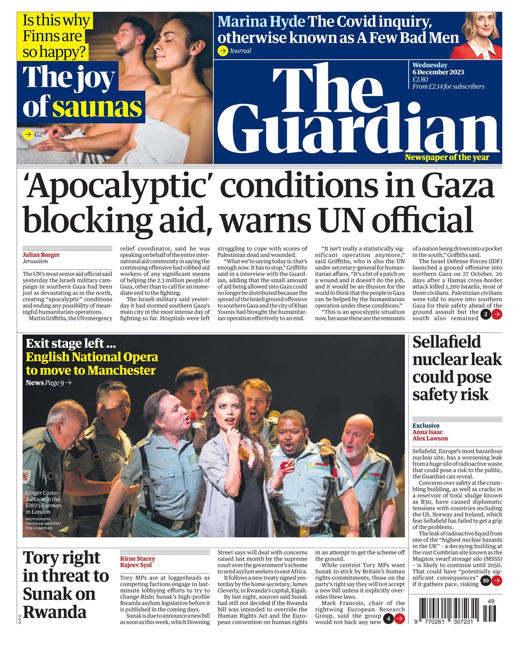 The Guardian Newspaper Preview Pages