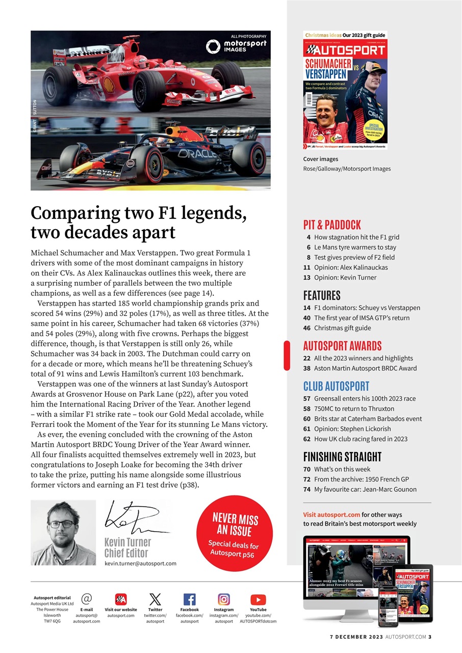 Autosport Preview Pages