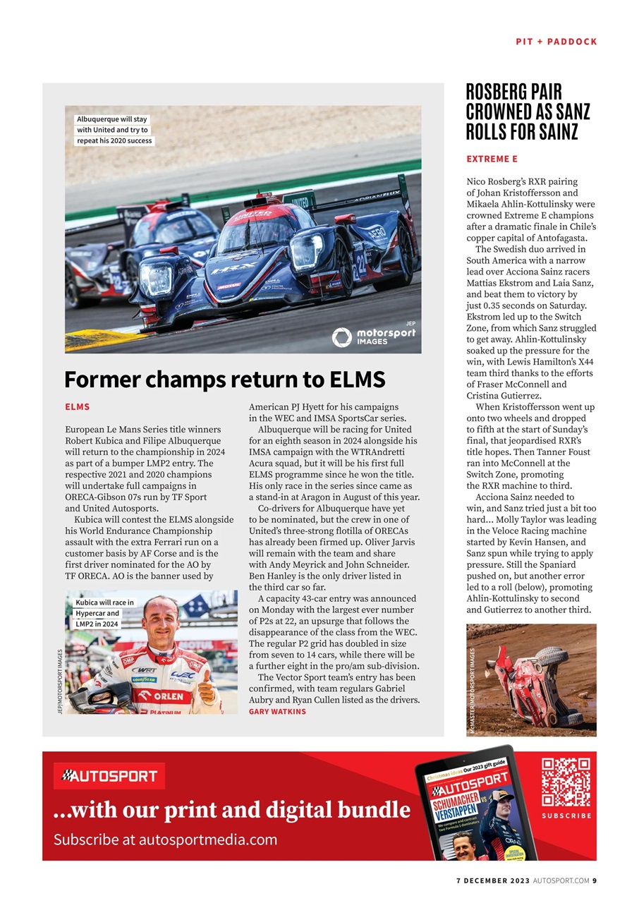 Autosport Preview Pages