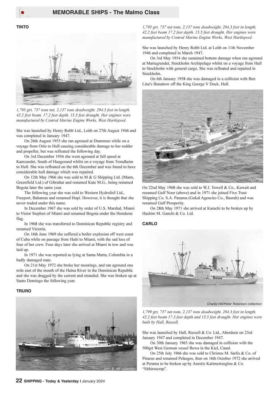 Shipping Today & Yesterday Preview Pages