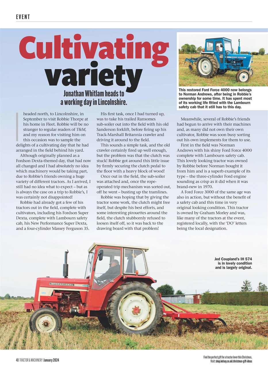 Tractor & Machinery Preview Pages