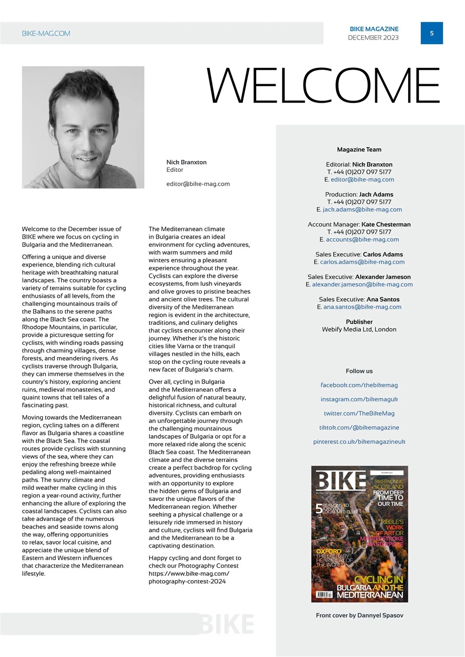 BIKE Magazine Preview Pages
