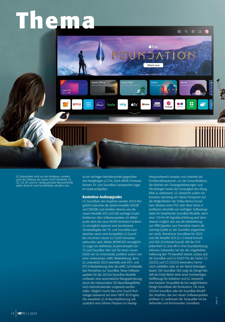 HDTV Preview Pages