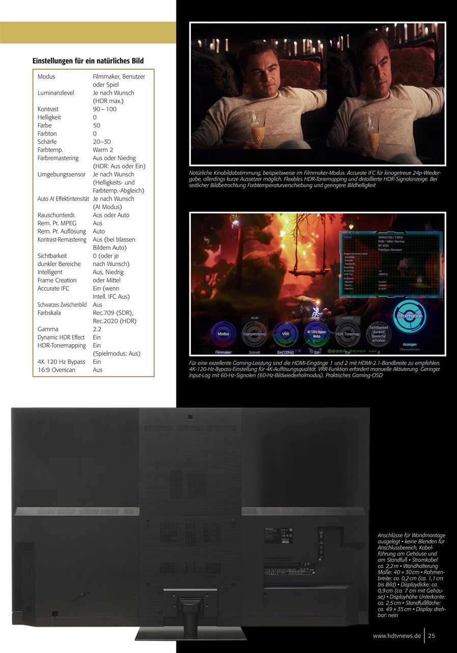 HDTV Preview Pages