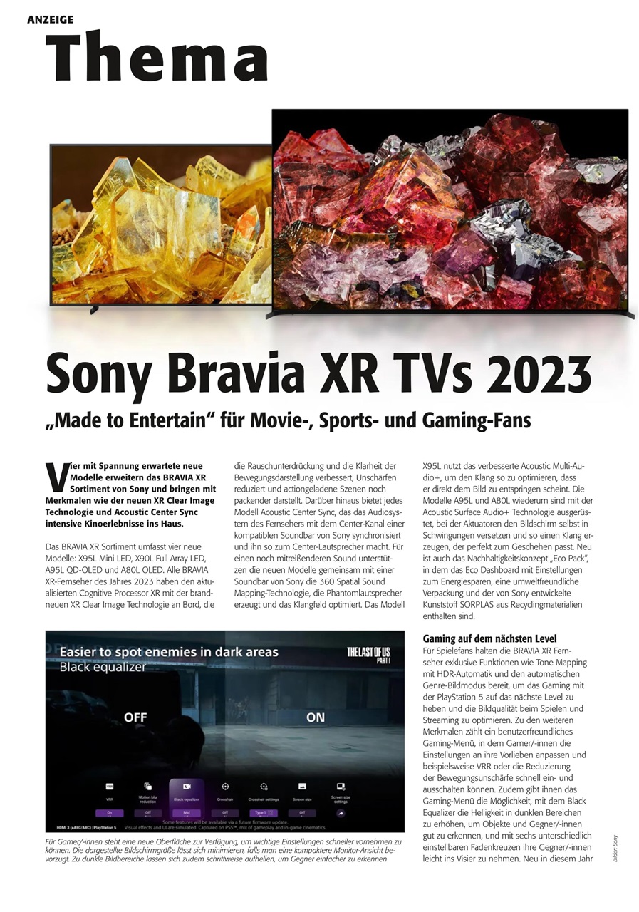 HDTV Preview Pages