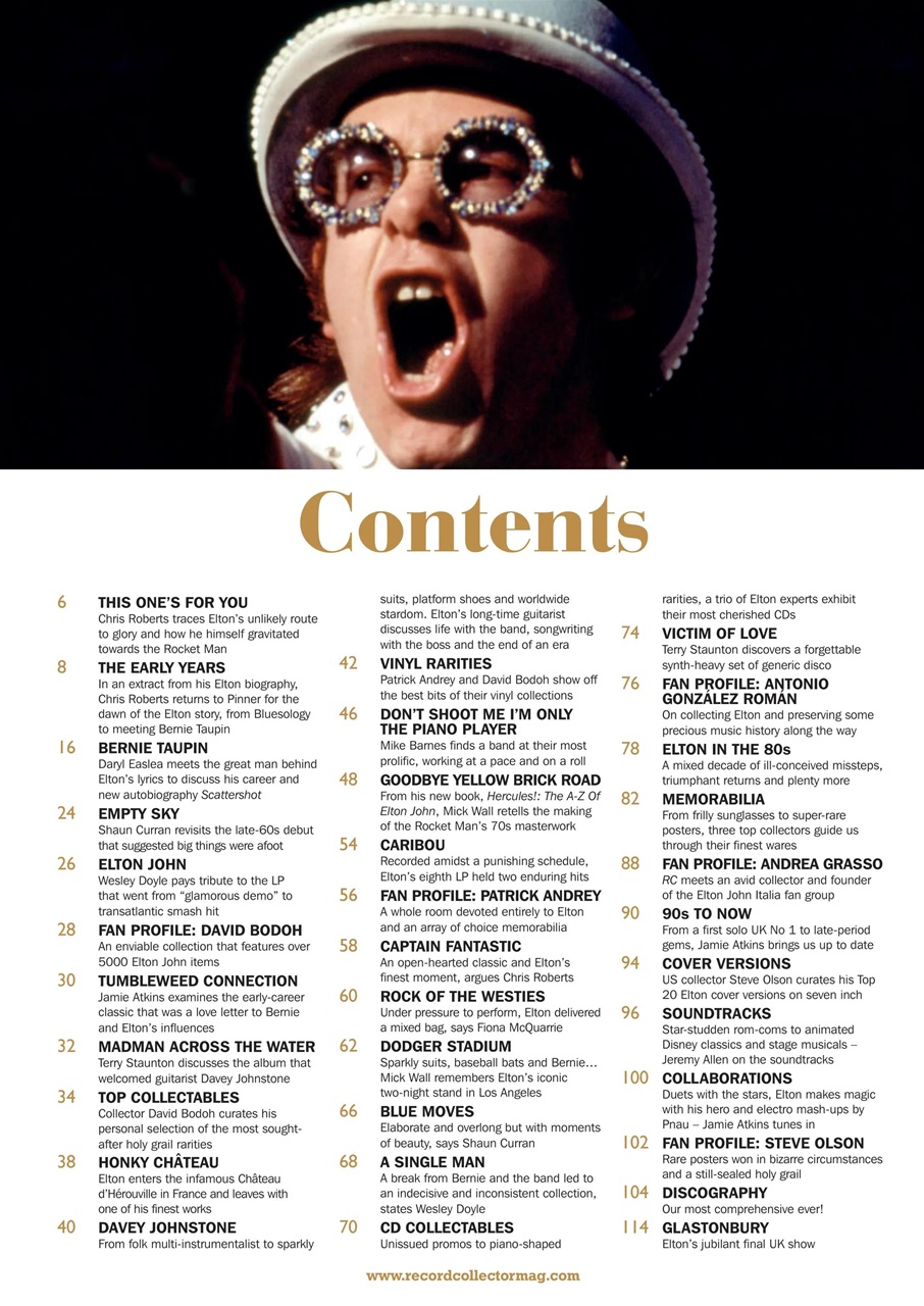 Record Collector Preview Pages