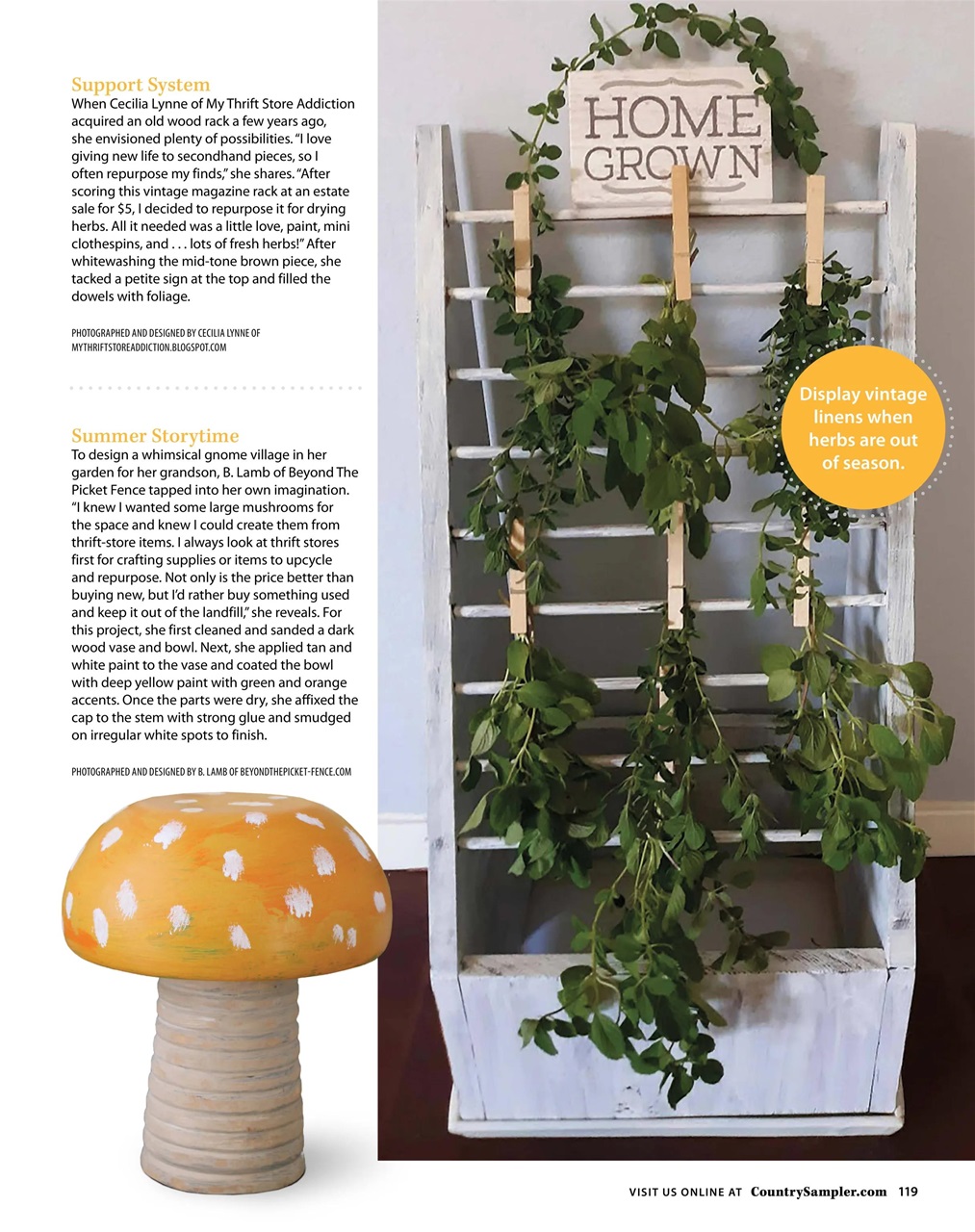 Country Sampler Preview Pages