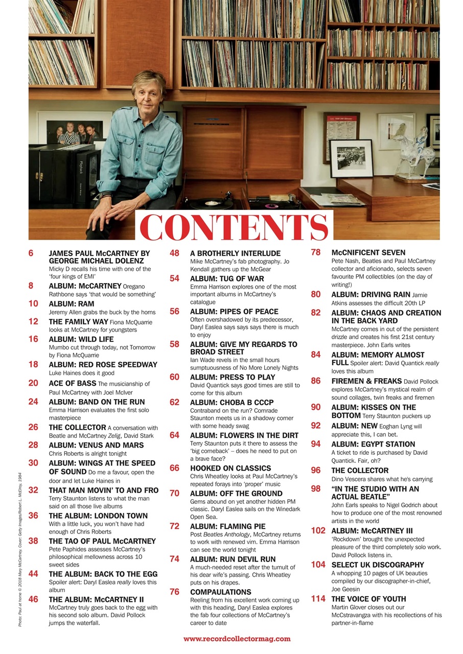Record Collector Preview Pages