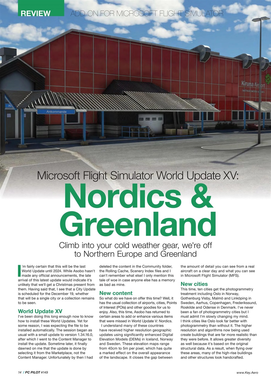 PC Pilot Preview Pages