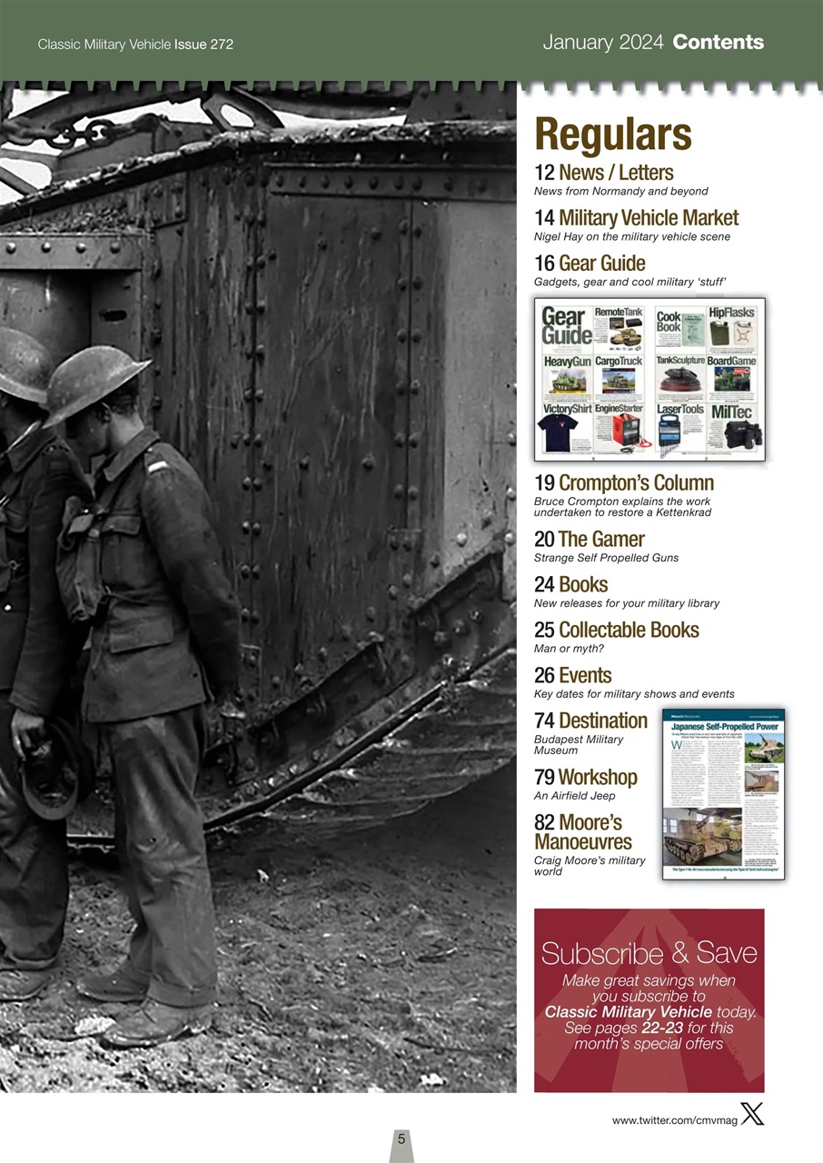 Classic Military Vehicle Preview Pages