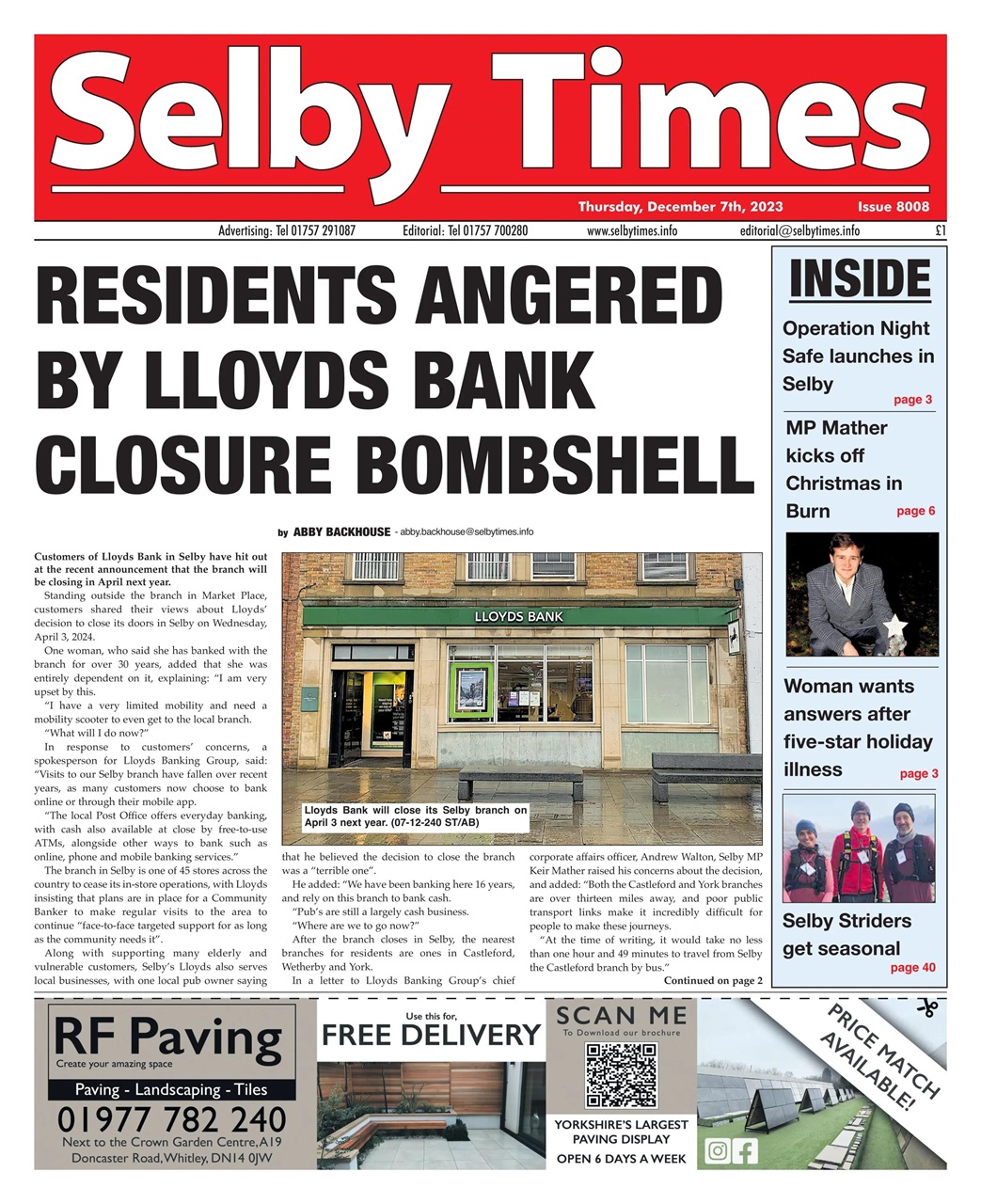 Selby Times Preview Pages