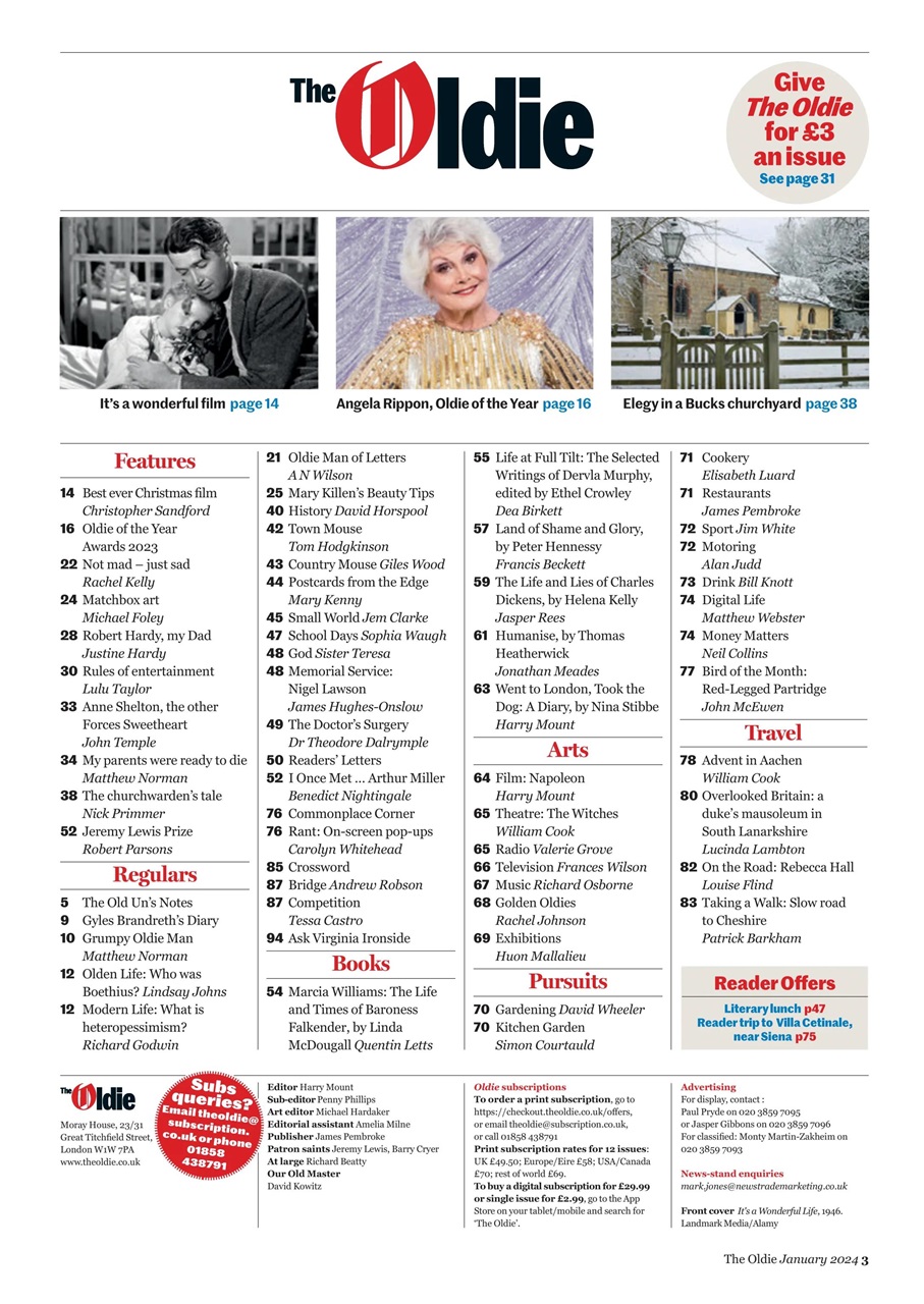 The Oldie Preview Pages