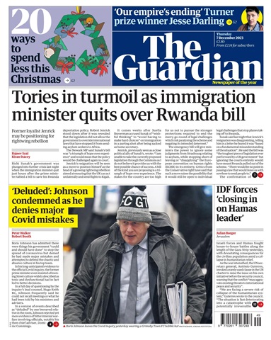 The Guardian Newspaper issue Thursday, December 7, 2023
