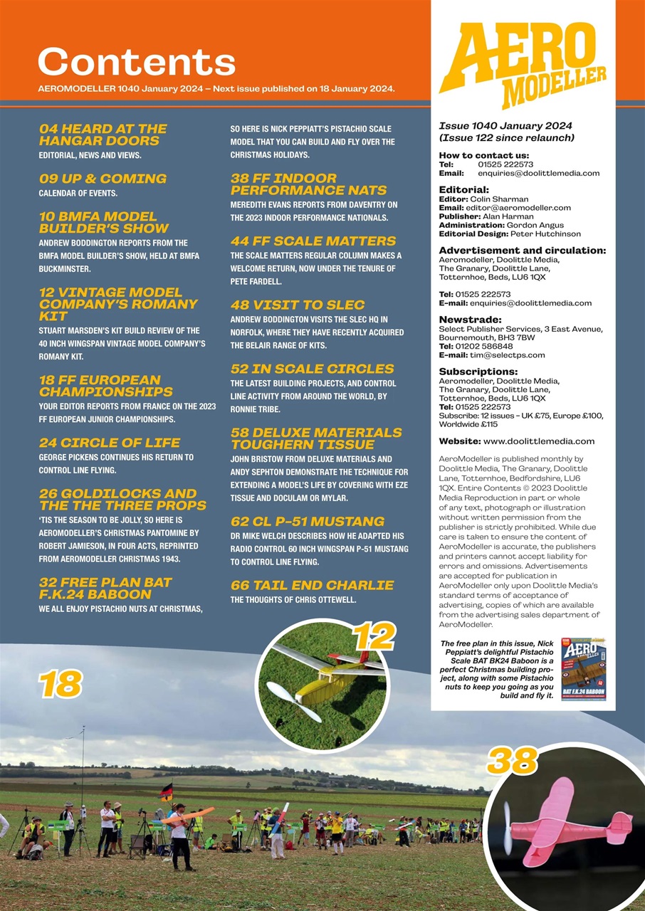 AeroModeller Preview Pages