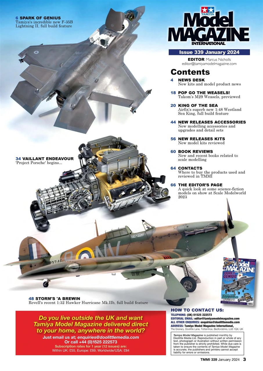 Tamiya Model Magazine Preview Pages