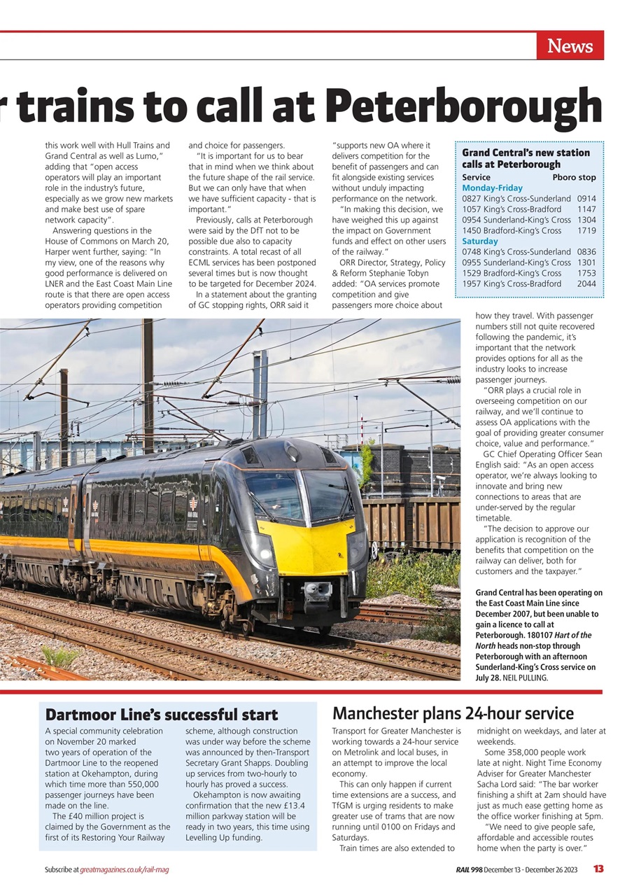 Rail Preview Pages