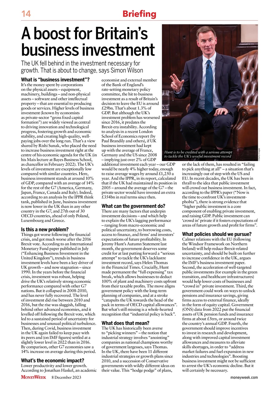 MoneyWeek Preview Pages