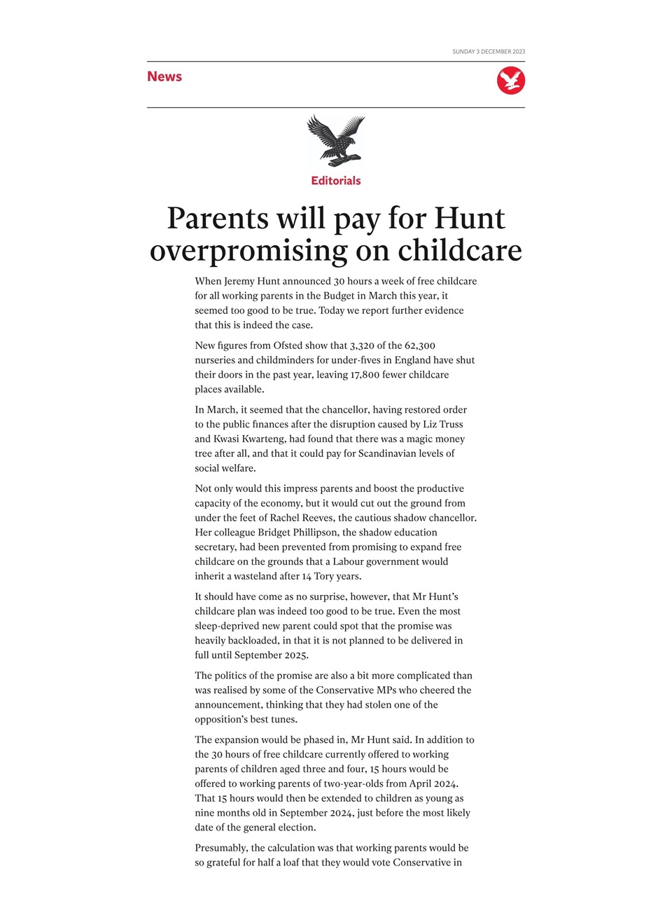 The Independent Daily Edition Newspaper Preview Pages